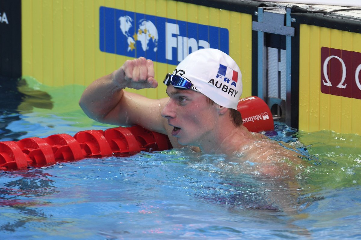#Gwangju2019
#Natation - Finale 800m nage libre messieurs 🏊🏼‍♂️
NOUVELLE MÉDAILLE POUR LA FRANCE !
David AUBRY décroche le bronze 🥉en 7:42.08 NOUVEAU RECORD DE FRANCE !
#TeamFrance 🇫🇷
📸 KMSP/S.KEMPINAIRE