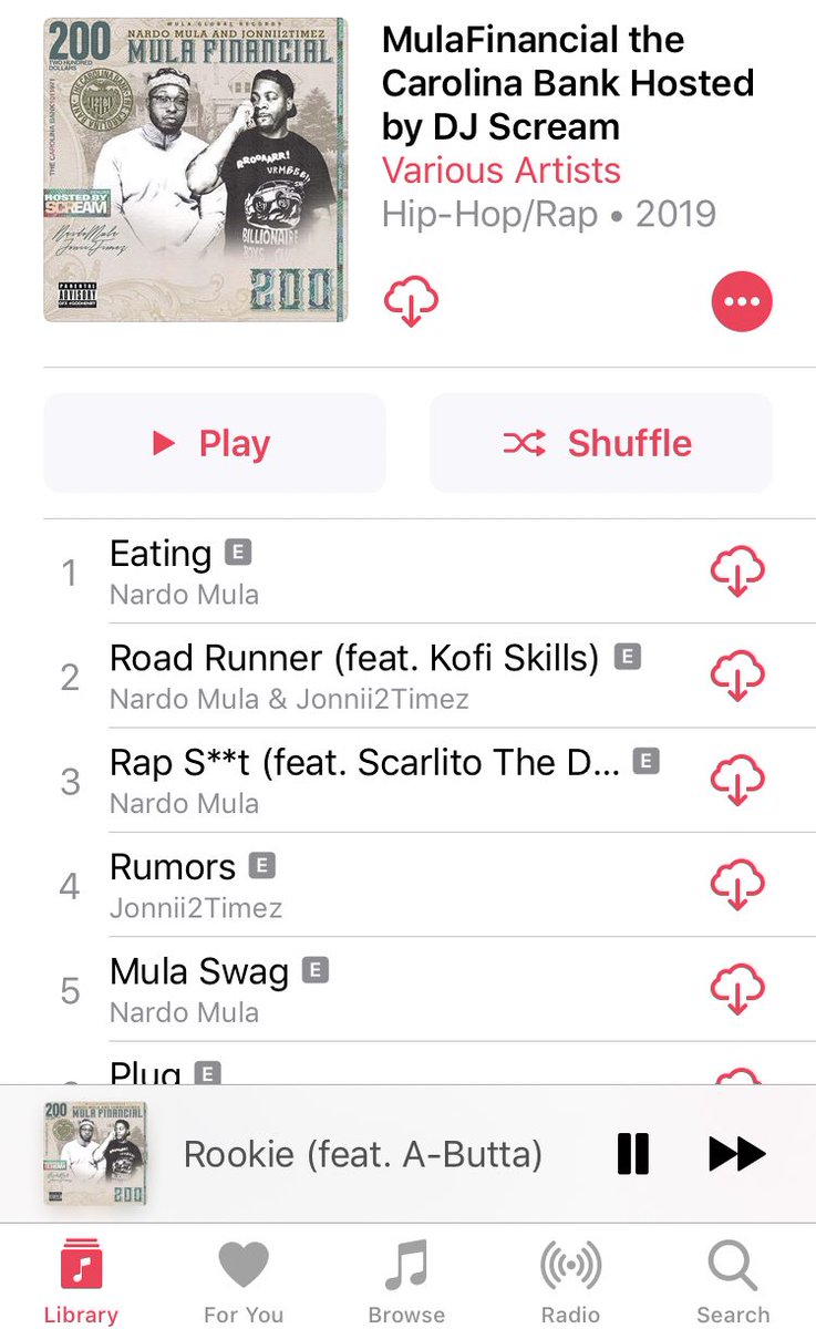 UrbanYouthBrand's tweet photo. Stream now on all music platforms! @DJSCREAM Presents @Jonnii2T and Nardo Mula #MulaFinancial 🔥🔥#CarolinaShit #NewCarolina https://t.co/WiyRj2hrIx