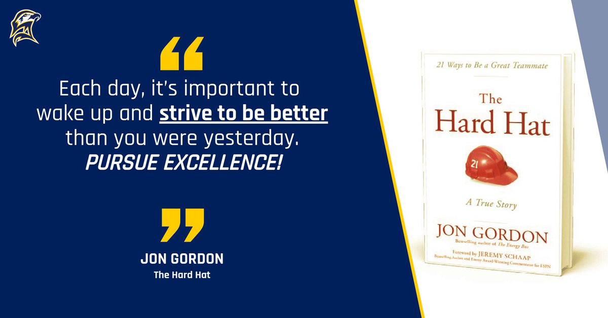 ♦️Pursue Excellence♦️
#WednesdayWisdom #SummerReading2019
▪️
Great teammates don't just impact you today; they impact you for the rest of your life. #GeorgeBoiardi