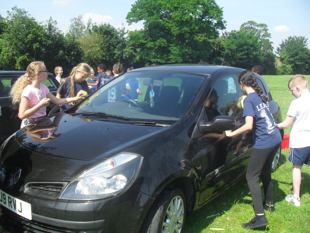 Highlees's tweet photo. The final tweet from our present Year 6. They completed their 70 things bookmark with a car wash of the teacher's cars. Thank you to those who let us wash them. #70things @hefedacademy @ElliotFndtn https://t.co/h76vt32EQ4