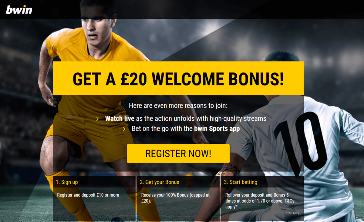 FreeBetsGlobal's tweet photo. #bwin matched bet upto £20 ▶️
https://t.co/CCLZyZ2k3H epl #laliga #everton #spurs #derby #arsenal #chelsea https://t.co/sTgL0msY5o