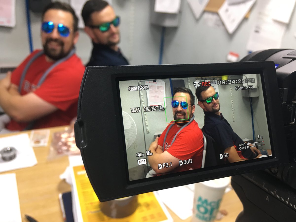 Never a dull moment filming with Scott from Upsher Heating &amp; Plumbing... and it seems he’s found someone as ‘creative’ as him to co-star from William’s &amp; Co! 

#warmzy