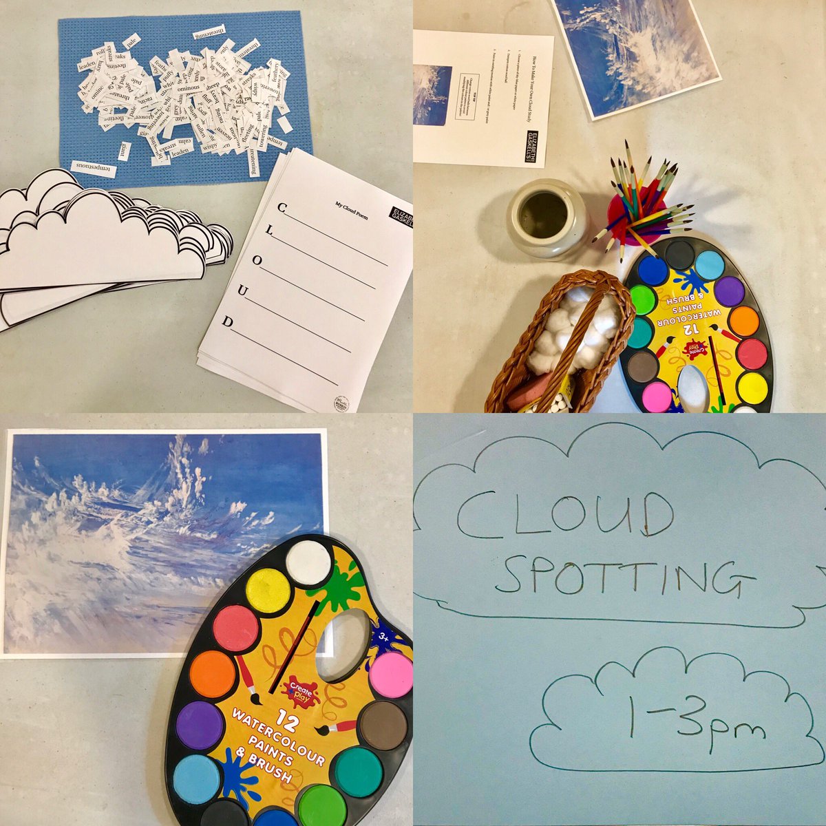 EGaskellsHouse's tweet photo. All set up for a spot of cloud spotting! โ๏ธโ๏ธJoin us from 1-3pm. And weโve got Victorian garden games for your delight! Croquet anyone? โณ๏ธ #Victorians #RuskinInManchester #LitHouses #SummerHolidays https://t.co/thqOZlvdaB