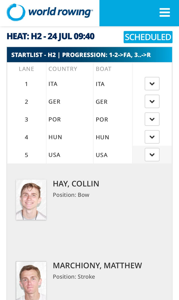 delawarecrew's tweet image. Let’s get it started in here👏🏼 #SIO COLLIN!! #worldrowingu23champs