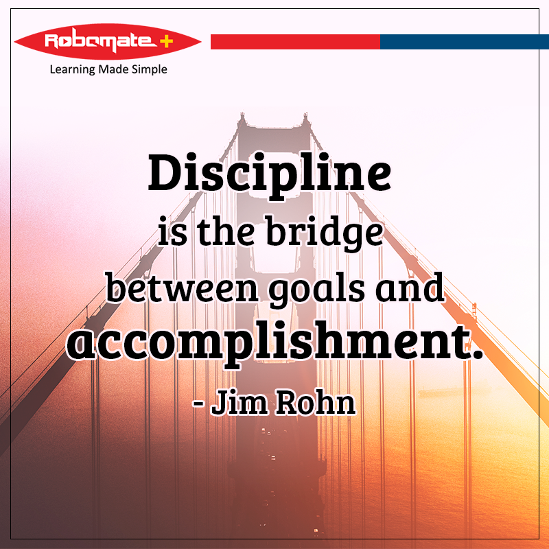 Robomateplus's tweet photo. If there’s one quality that leads to success in life, it is discipline.
#Robomate #Motivation #LearningMadeSimple
#VideoModule #Curriculum #DigitalLearning #ConceptClarity #DigitalBooks #Quotes #QOTD #Inspiration #Discipline https://t.co/Wq7qq8uinH