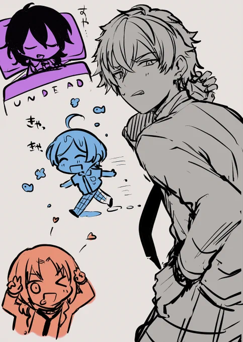 隣に凛月が描いてあったけどあまりに描けなかったので何もなかったことにした(描けない事がわかった) 