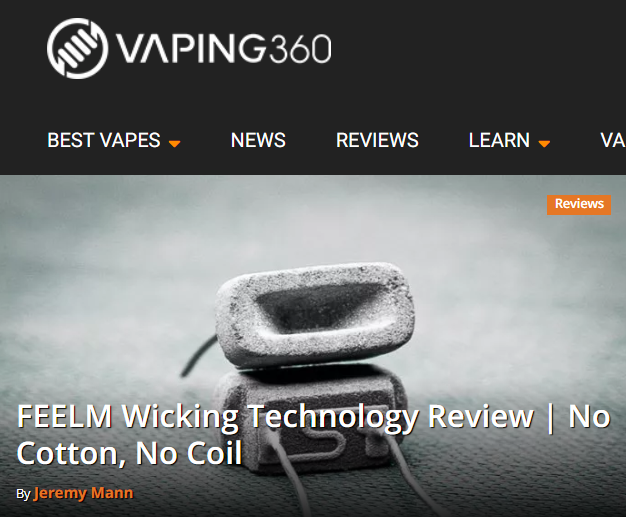 feelmtech's tweet photo. "The FEELM wicking performs well. The flavor is really clean, comfortably warm, and the throat hit is solid. There was no leaking, spitting, or popping whatsoever! Itβs also a super silent vape." β€οΈ @Vaping360 πππ
https://t.co/5hgh8nfGhW
#feelmtech #vaping360 #Review #vaping https://t.co/ygRXjtodnV