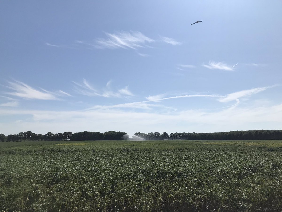 Ch_Ruehl's tweet photo. Visiting the #DigitalFarming project in #Valthe today where farmers and @BayerCropNL experiment with drones and #biologicals to grow more potatoes in a sustainable manner #agvocate #futurefarming @SUwland https://t.co/jmlq3hpwGZ