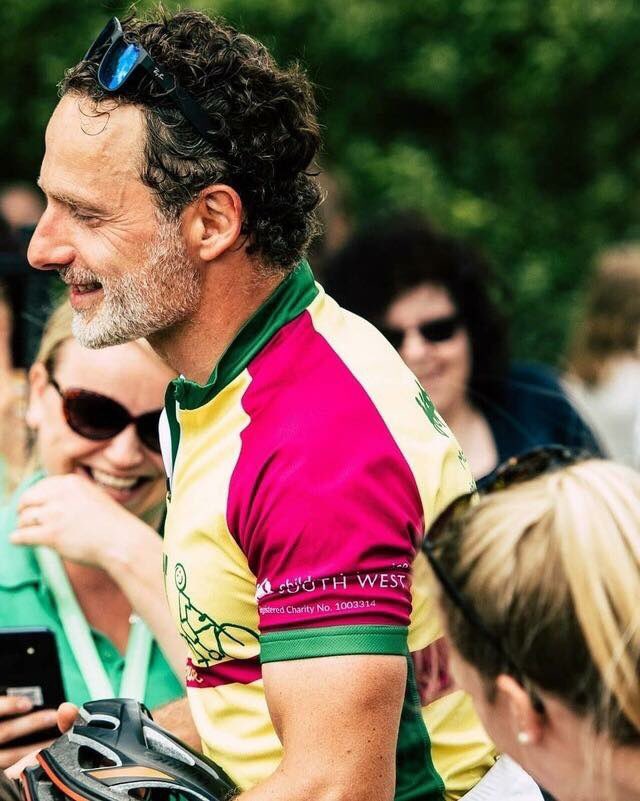 WalkingDead_HQ's tweet photo. Andrew Lincoln at the Ride for Precious Lives 2019 charity event for Children's Hospice South West | July 12 - 14, 2019
#thewalkingdead #andrewlincoln #childrenshospicesouthwest #rickgrimes #rideforpreciouslives https://t.co/s3VIn5Widk