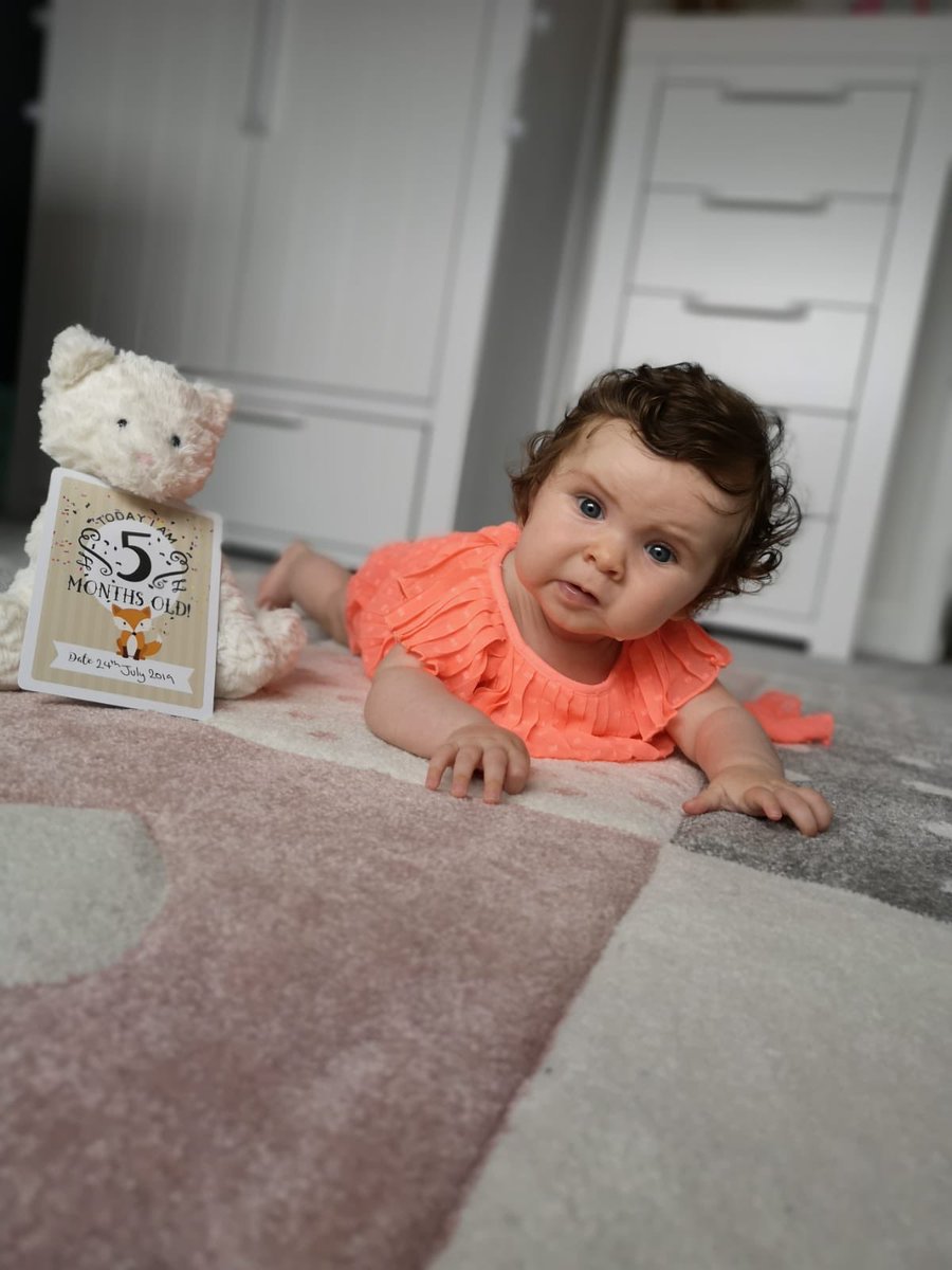LisaHCBates's tweet photo. Can’t believe my girl is 5 months old today @The_Yield_Man 💕 https://t.co/I6aGfAtjEU