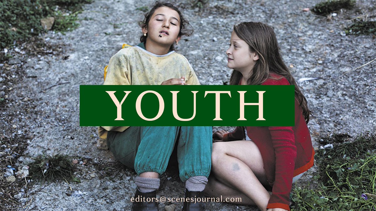 ScenesJournal's tweet image. Seeking SCREENPLAYS / FILM ESSAYS / PHOTOGRAPHY on YOUTH for Issue #3 of Scenes. #submit #screenplay #opencall #filmmagazine #youth