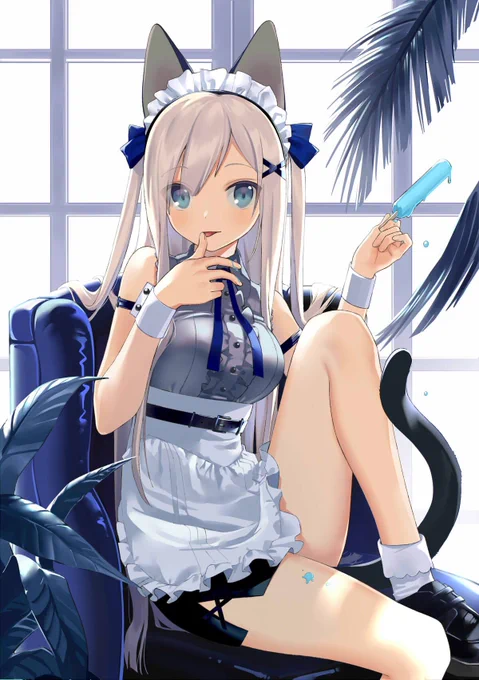 我が家のきまぐれメイド?
#創作 
