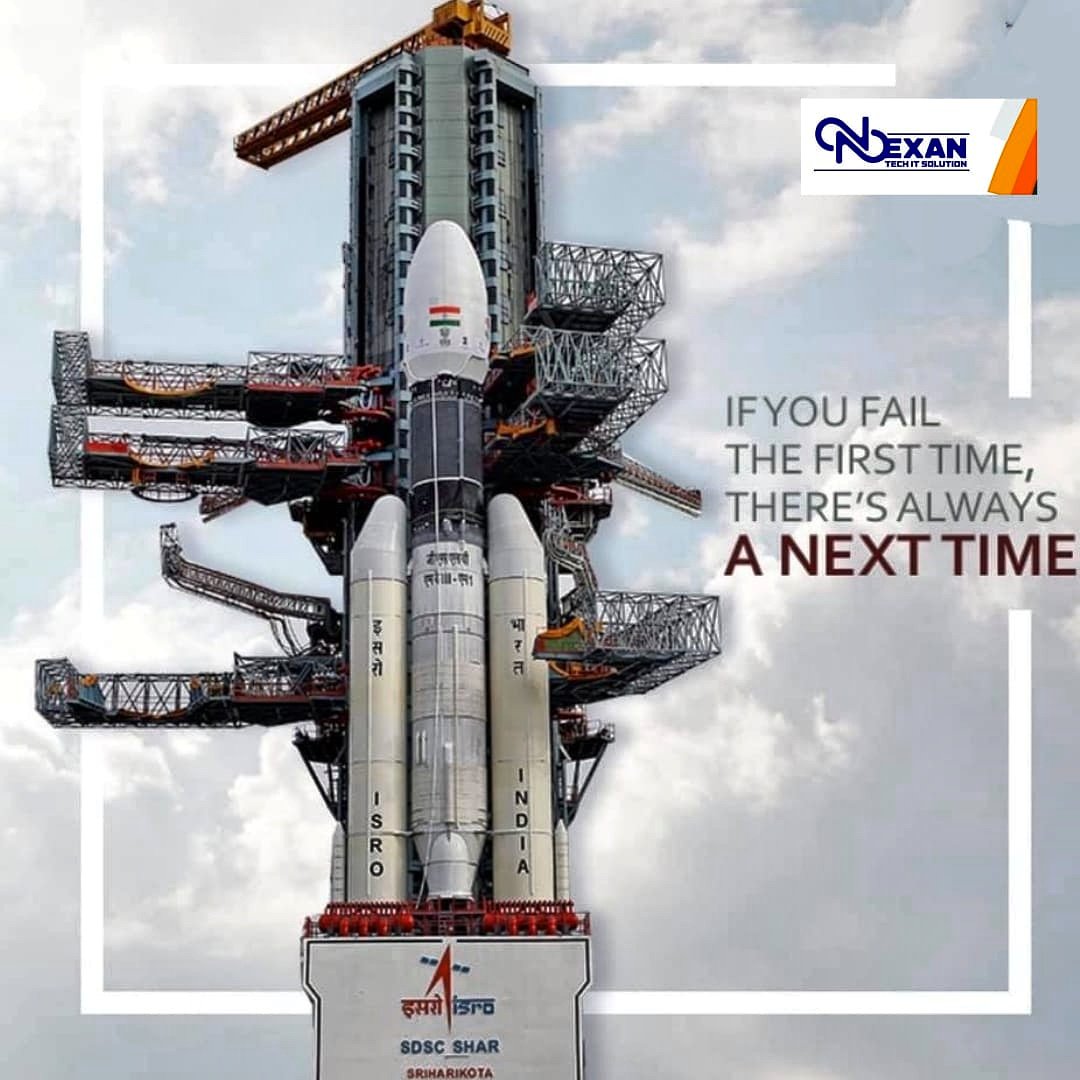 NexanTech's tweet photo. Dream it, then do it! 
ISRO #rocket transporting dreams of 1.24 Billion #indians into the sky to the #moon 
Congratulations to #ISRO #scientist for making such a great #launch https://t.co/uU0n9KYL0h