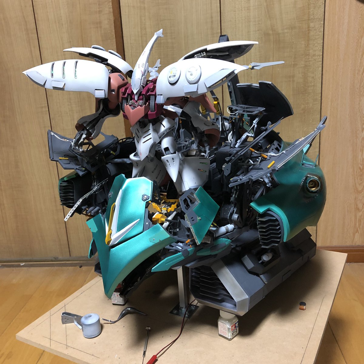 MG キュベレイ ララァ・スン専用機 ガンプラ塗装済み完成品 エルメス2