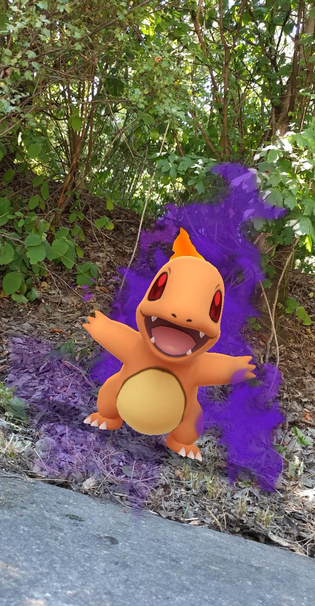 _BreeCullen_'s tweet photo. That's my first #ShadowPokemon ever. I'm very glad that I was able to find a Team Rocket Stop yesterday before the feature was deactivated. This purple flame is insane!😍
I love the design. 👍💕
#PokemonGO #GoSnapshot #ShadowCharmander #Charmander https://t.co/9rVvgW68ZW