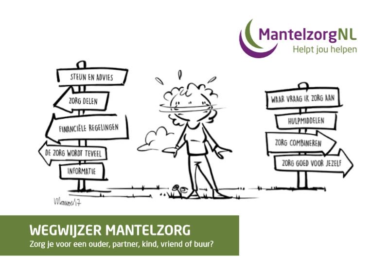 Wat is nu eigenlijk Mantelzorg? Wat is de invloed op je eigen leven? Er kan veel op je afkomen. In de Wegwijzer vind je antwoorden op de vragen die je kunt hebben als je zorgt voor een naaste. Kijk hiervoor op bit.ly/2k8Fxgz #mantelzorg