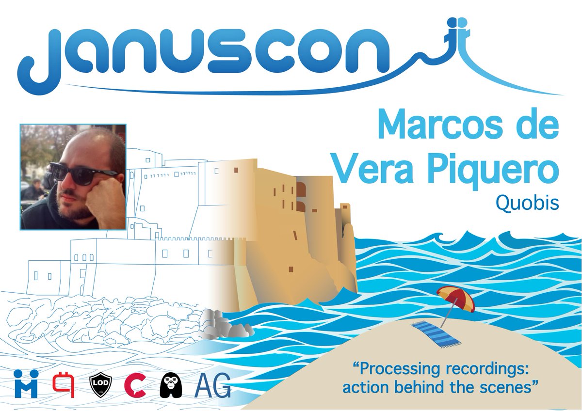 All the world in #Naples for #JanusCon! Comes from Spain representing <a href="/Quobis/">Quobis</a>: he is Marcos de Vera Piquero who will talk to us about: “Processing recordings - action behind the scenes”! Dear friends, tickets are still available here: buff.ly/2LvbXyO JOIN US