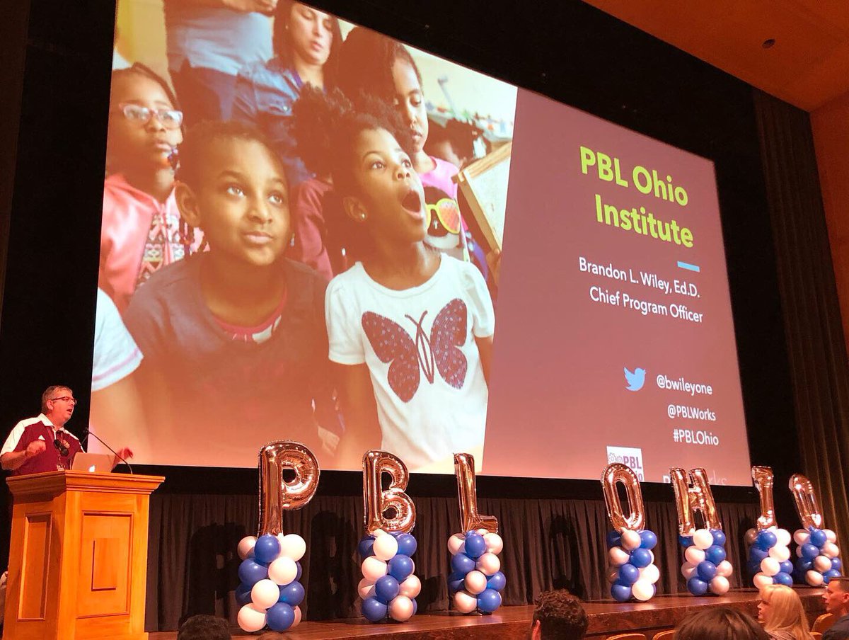 eSTEMacademy's tweet photo. The #ERHSSTEM is excited to learn at #PBLOhio! @PBLWorks @BuckInstitute https://t.co/5OTXAV2p0q