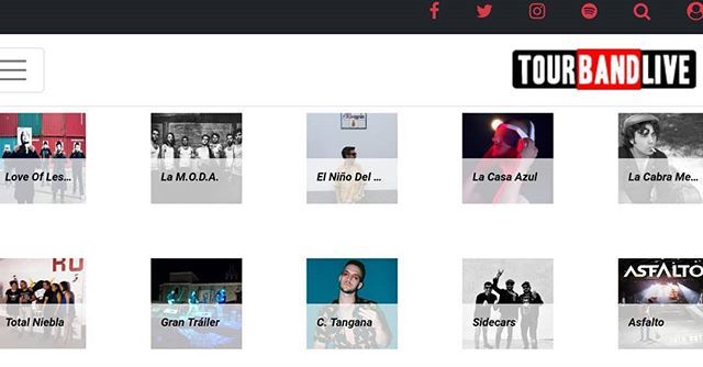 TourBandLive's tweet photo. Ranking Semanal elegido por nuestros usuarios
@loveoflesbian @lamaravillosaorquesta @davidalbayzin @lacasaazuloficial #lacabramecanica @lichis_oficial @totalnieblaband @grantraileroficial @c.tangana @sidecarsrock @asfaltoartrock
Entra en https://t.co/MmLXFVUfnJ, vota a las band… https://t.co/r9pE3M9HYH