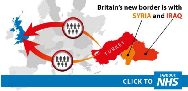 The sheer mendacity of the disinformation peddled to UK voters by Dominic Cummings & Vote Leave was breathtaking. Here's another of those dark Facebook ads, this one targeted on people identified as worried about immigration.