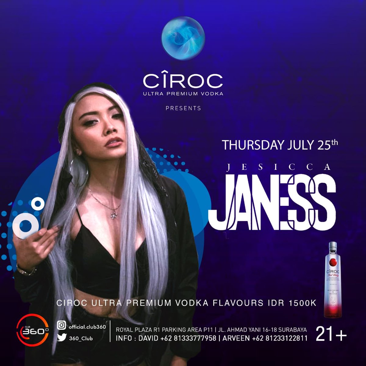 VidieYall's tweet photo. Besok akan mengunjungi kota pahlawan untuk kedua kalinya dalam bulan ini.
Karena dimalam harinya, @Jesicca_Janess perform di Club 360 Surabaya. Ditemani juga sama @Bonie_Mc. https://t.co/QolnQStKA9