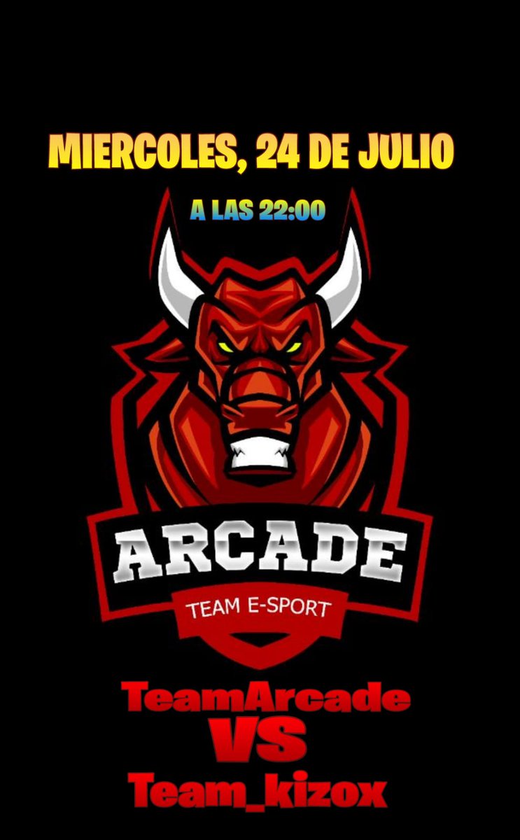 TeamArcade_'s tweet photo. Hoy tenemos el primer partido del Team... Os avisaremos del resultado.
💥
#alwaysArcade https://t.co/6FF4OXycqt