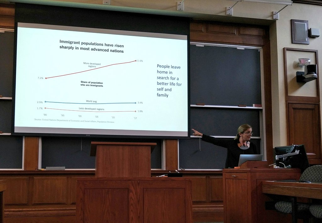 LearningLyceum's tweet image. Veronica Boix Mansilla on reimagining migration, an invitation to revisit our understanding of the child, learning, human migration, learning environments, and professional growth. #PZC2019