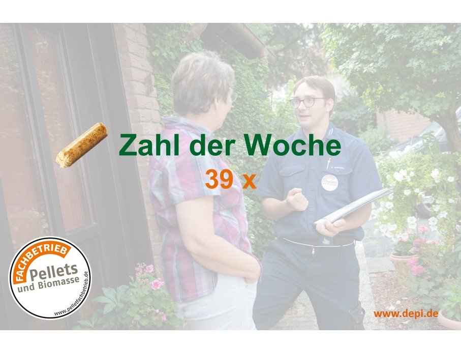 DEPI_Pellets's tweet photo. #ZahlderWoche: 39 x haben Heizungsbauer 2019 noch die Chance, #Pelletfachbetrieb zu werden! Für Verbraucher sind sie die richtigen Ansprechpartner zu moderner Holzenergie mit #Holzpellets + #Hackschnitzeln.
Termine sowie qualifizierte Pelletfachbetriebe: https://t.co/c7sMnHFHZU https://t.co/AXjww67wfF