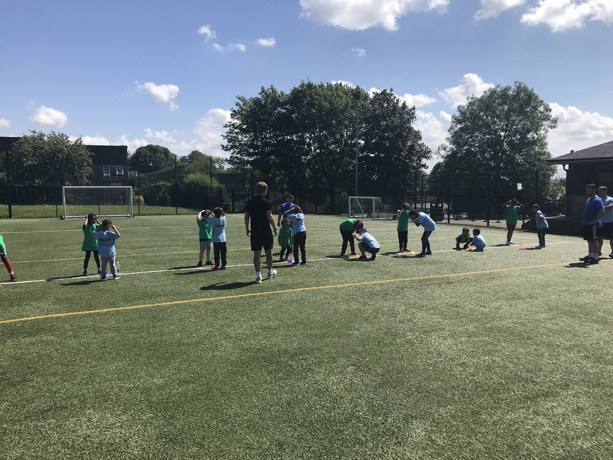 NCB_Cricket's tweet photo. Our first Cricket World Cup themed @Chance2Shine Street Cricket Competition of the summer holidays is underway at @TheTurfSJ!

We have England v Pakistan in a series of skill games before a game of Pairs Street Cricket!

Feels like we could be in Lahore, not Newcastle! 🏏☀️🔥🥵 https://t.co/vyTQlvOiHD