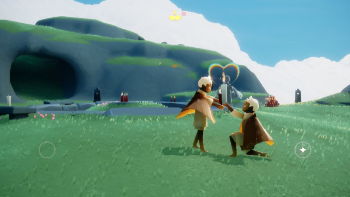 jackjfaulkner's tweet photo. I think I found love 💖 @thatgamecompany #sky #lookslgbttome https://t.co/f0EKeLOtQJ