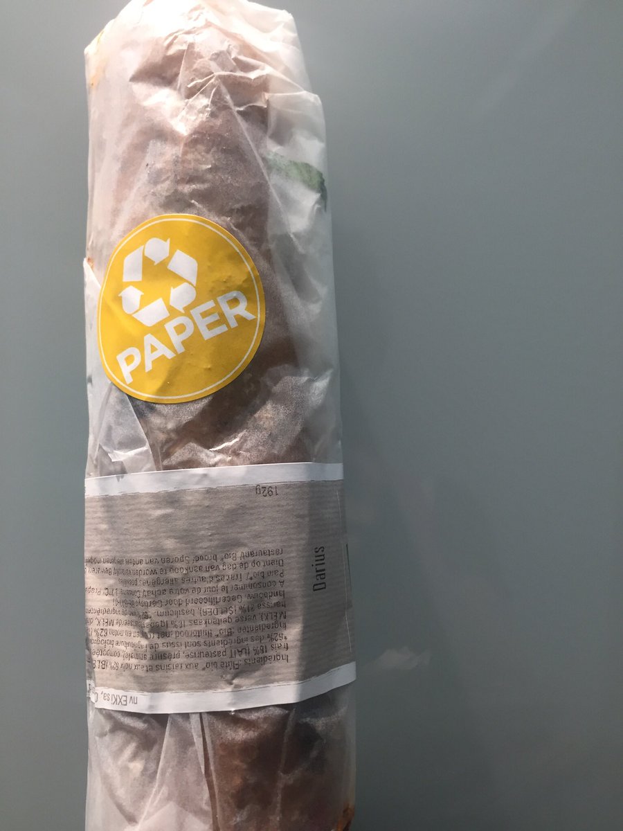 eleonorapanella's tweet photo. Bravo to @EXKiOfficial for using paper wraps! #noplastic #plasticfree https://t.co/MK6rvtZ7mN