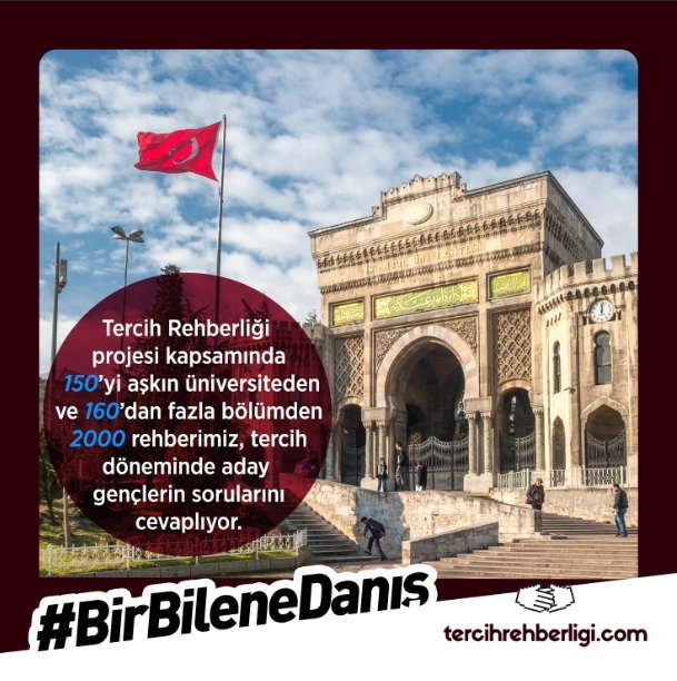 Gençlik STK'ları bir araya geldi ve Tercih Rehberliği adında bir proje geliştirdi. Bu projeden istifade etmek çok kolay: Hemen tercihrehberligi.com'a gir; tercih formunu doldur; rehberlerimiz seninle iletişime geçsin. Üstelik ücretsiz. 😀Unutma her işte #BirBileneDanış
