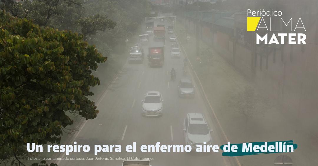 UdeA's tweet photo. 😷|En #Medellín, los malos hábitos de conducción y dificultades en la movilidad incrementan la contaminación del aire hasta un 300 %. 👉 Algunos cambios sencillos de los ciudadanos evitarían que el problema pase de ser temporal a permanente: https://t.co/ks7F2rGbyL
#SOSPorElAire https://t.co/LnrdsmoxMb