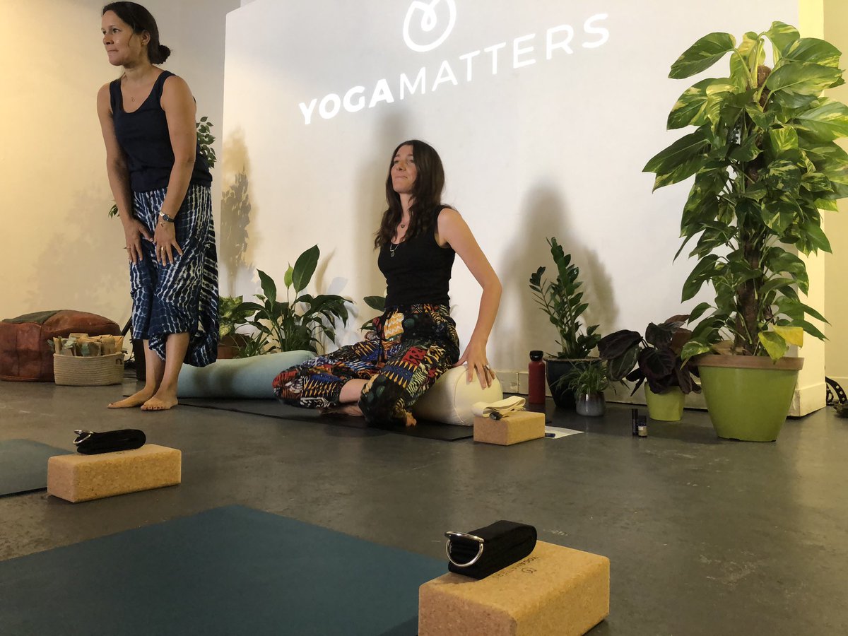 AmyCurtis's tweet photo. Feeling very zen after my first ever yoga class with @yogamatters and @springproutdoor plus amazing lunch from @potagelondon. Second class ever will be being booked as soon as I get home! https://t.co/CeQ7wrOItH