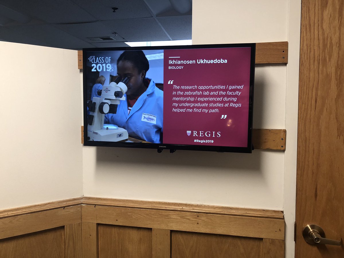 Visiting College Hall? Stop by the Campus Police and check out whats new around Regis including the shuttle schedule through our new info board! #regiscollege #regispride #regispolice