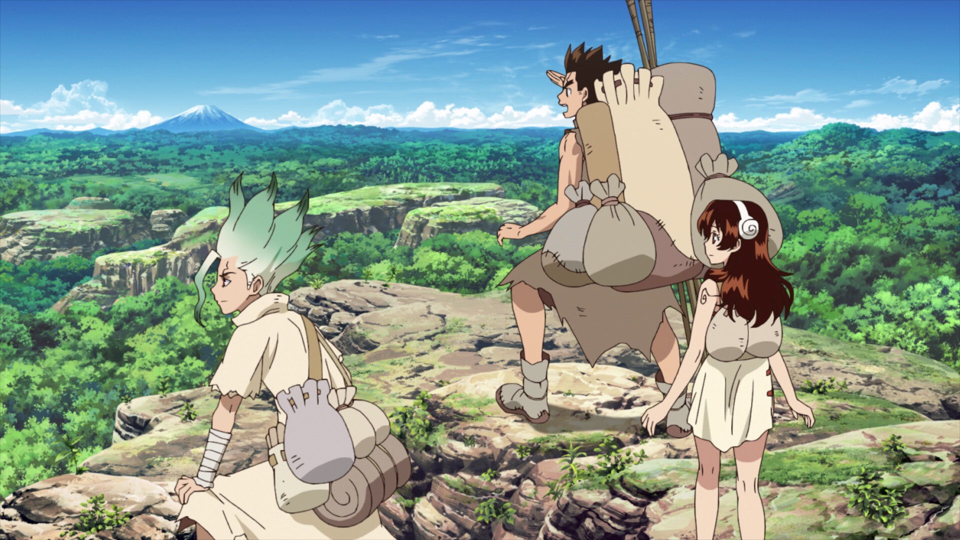 アニメ ｄｒ ｓｔｏｎｅ 公式 続編制作決定 今週金曜日からの ｄｒ ｓｔｏｎｅ 第4話 狼煙をあげろ 放送を前に 本日24時から第3話の見放題サービス配信が続々開始 文明ゼロの石の世界 ストーンワールド でサバイブしていくシーンの 超リアル