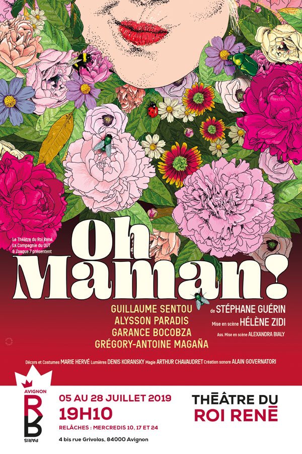 Comédie décapante, irrévérencieuse #ohmaman <a href="/avignonleoff/">welovevrs</a>. Quelle est l’attitude des uns et des autres lors des funérailles d’un proche ?  Les comédiens #guillaumesentou #alyssonparadis #gregorymagana #garancebocobza répondent sans vulgarité, avec un peu d’humour noir.