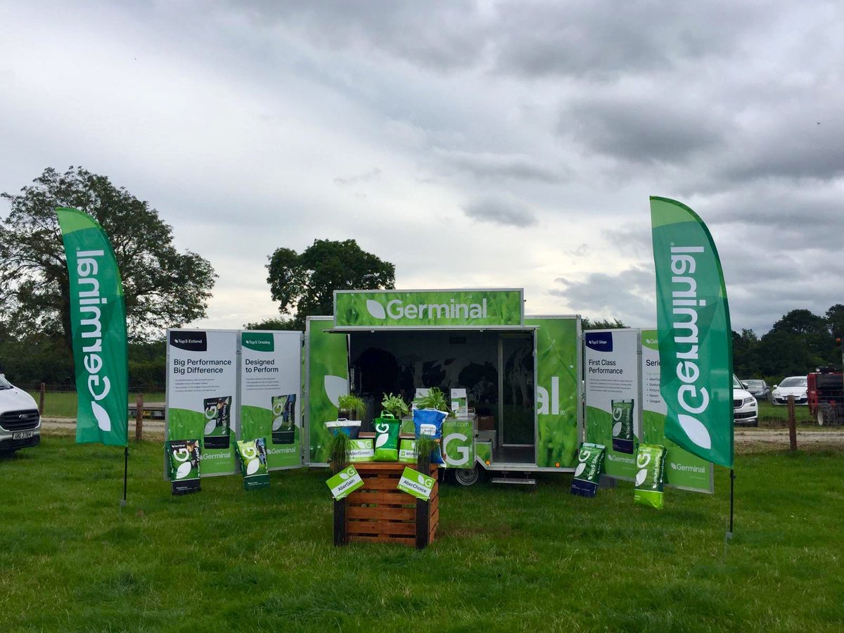 Germinal_Ire's tweet photo. We’re here until 6pm at the @farmersjournal 2019 Tullamore Farm Beef & Sheep Open Day. Visit our stand for a chance to win 10 bags of Top 5 Extend and for best practice advice from @BillGerminal
@Murphy1Diarmuid on forage and grassland management #KnowledgeAdvances https://t.co/u6nnJMj6vL