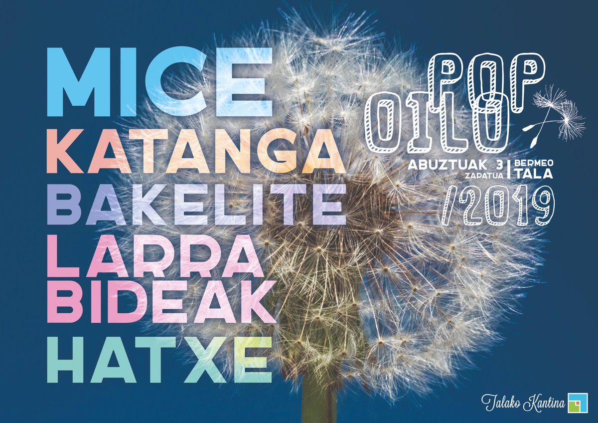 egoienetxea's tweet photo. OiLo PoP /2019 · kartela https://t.co/iJZzpKCZ6N