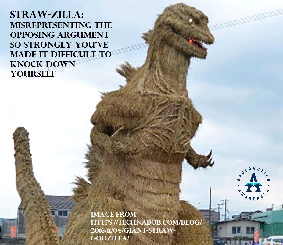 ApologeticAware's tweet photo. #Strawzilla #logic https://t.co/RBIWzg3AlY