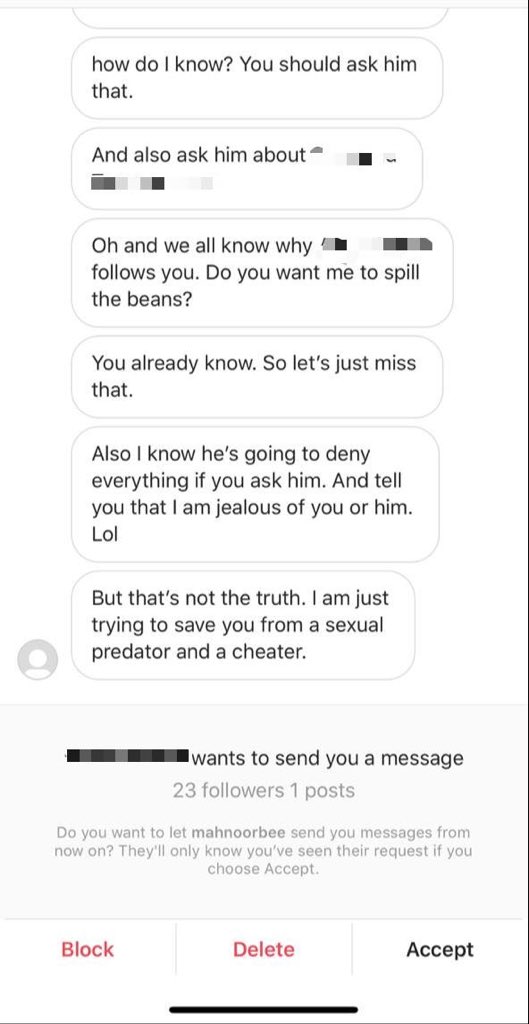 LalaLoyalist's tweet photo. Girl number 4:
We don’t know her identity but she came up to one of the girls on Instagram:
@ImamUlHaq12 @Inzamam08 @TalhaAisham
#MeToo https://t.co/nhp5nDHBsH