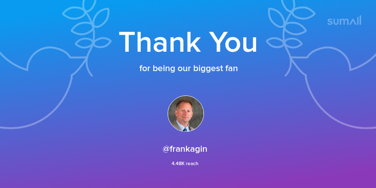 8101harris's tweet photo. Our biggest fans this week: frankagin. Thank you! via https://t.co/8jXt9MCZRx https://t.co/Ne4jkMKDI5