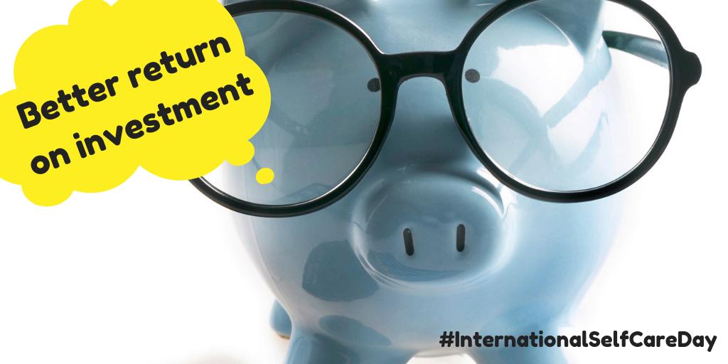 Investment in #SelfCare leads to long-term savings for healthcare systems. #BetterSelfcareBetterHealthcare #ISCD19 #SelfCareForAll #InternationalSelfCareDay