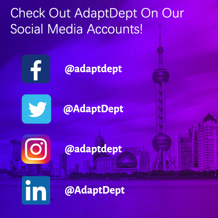 AdaptDept's tweet photo. Check out AdaptDept on Facebook, Twitter, Instagram, and LinkedIn! 

#Social #followforfollow #Media #Brand https://t.co/T4KPC7cJAm