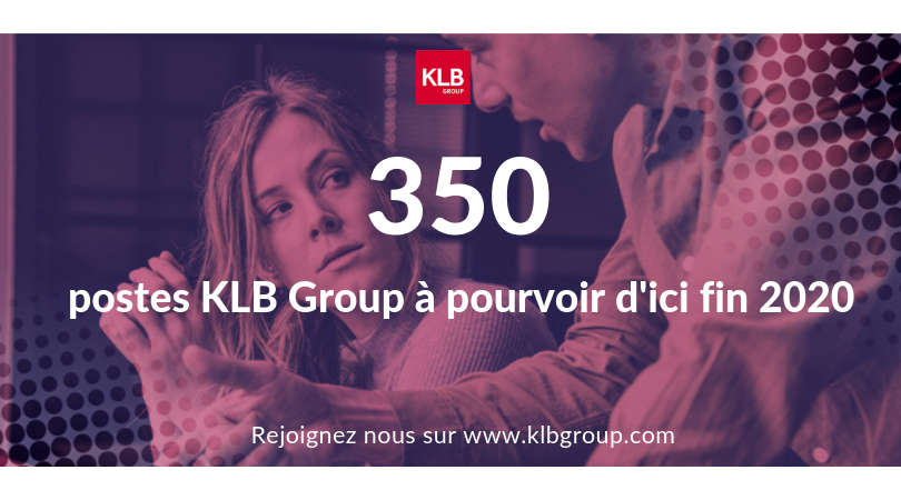 KLB_Group's tweet photo. [#Recrutement] KLB Group : 350 postes à pourvoir d'ici fin 2020 ! 
Pour postuler : https://t.co/z4tjZ1YIlG
#Emploi# #Cabinetdeconseil https://t.co/WWDzFeqmLK