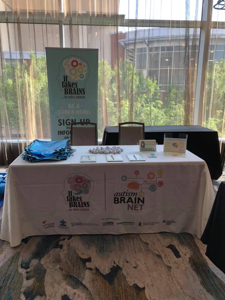 AutismBrainNet's tweet photo. We are getting ready for the #ASF Family Conference. Stop by the #AutismBrainNet booth to learn more. #KnockOutAS https://t.co/RfIA7kYJOK