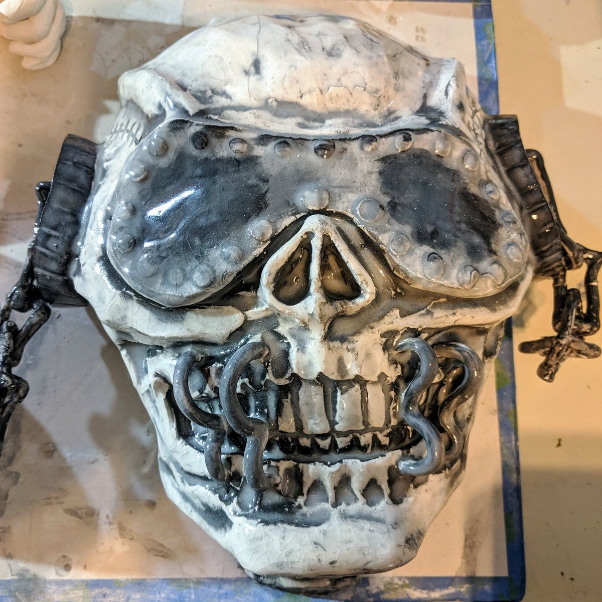 PotteryMarq's tweet photo. #Megadeth #sculpture #metal #band #album https://t.co/ys7YoP6Tzy