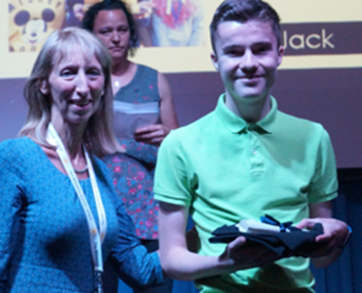 TheMilestoneSch's tweet photo. #HeadTeacher #LynDance presents #scrolls & #leavers2019 t-shirts to #Holly #Conor & #Jack as they prepare for #lifebeyond @TheMilestoneSch #goodluck https://t.co/ntQAfxEChY