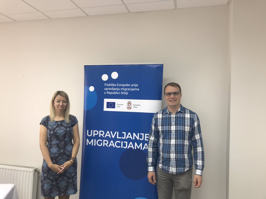 FondacijaDivac's tweet photo. U Subotici smo sa novinarima i građanima razgovarali o zajedničkim aktivnostima lokalnog stanovništva i migranata koje realizujemo sa PIN i @Oxfam u sklopu @eusmmserbia🇪🇺 
#celebratingdiversity #slavimoraznolikost #bezpredrasuda #noprejudice #zajednosmojaci #togetherwearestronger https://t.co/BvejAiqkgI
