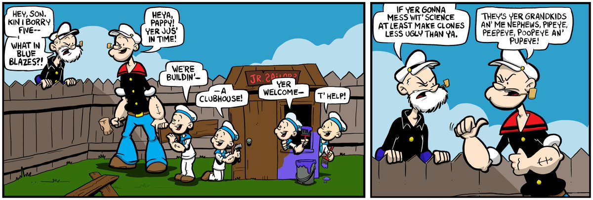 Today's alternate Popeye comic